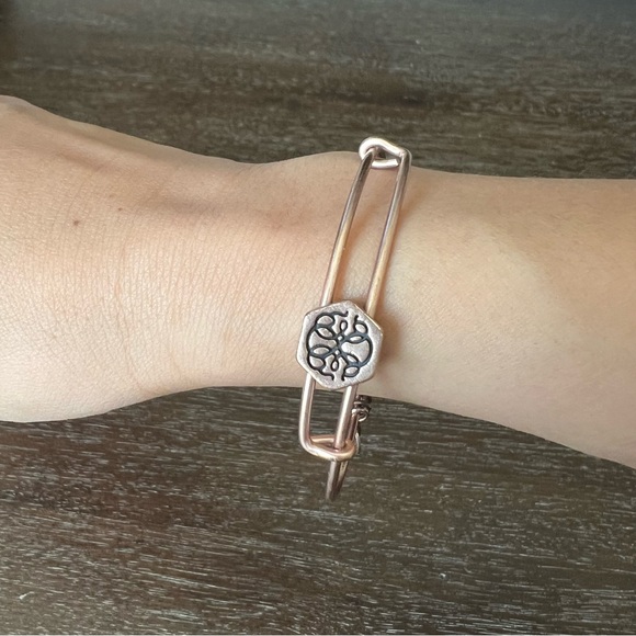 Alex and Ani Rose Gold Path of Life Symbol Charm Bracelet - Picture 3 of 4